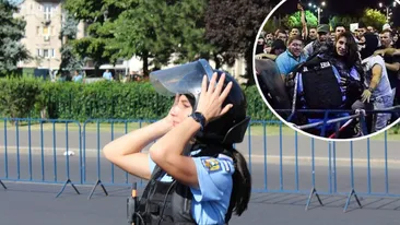 Primele imagini cu Ștefania, jandarmerița de 23 de ani bătută de huligani în Piața Victoriei! Ce i-a spus unui protestatar cu doar câteva ore înainte de incident: A vorbit tare frumos cu mine