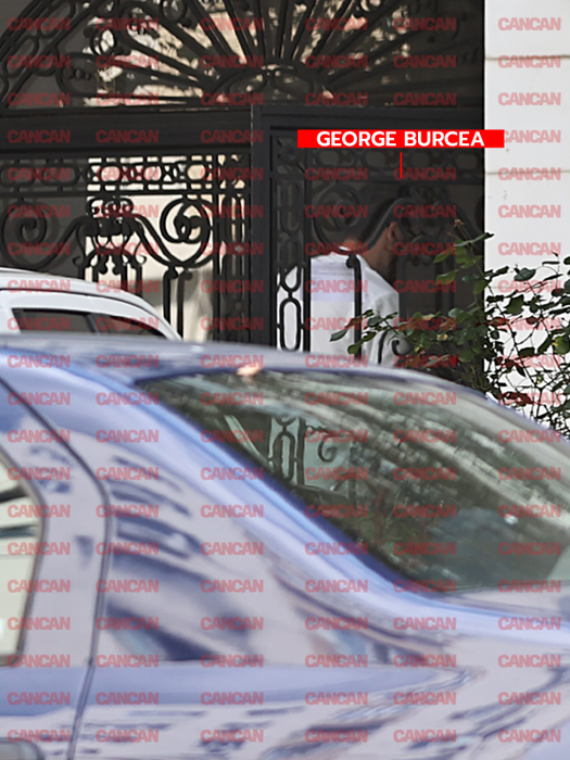 George Burcea intră într-un imobil