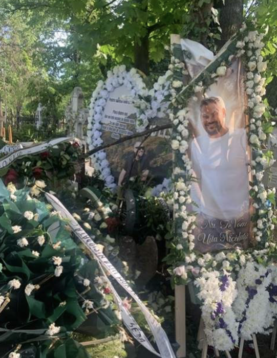 Imagini sfâșietoare de la mormântul lui Eugen Olteanu. Designerul a murit la doar 42 de ani