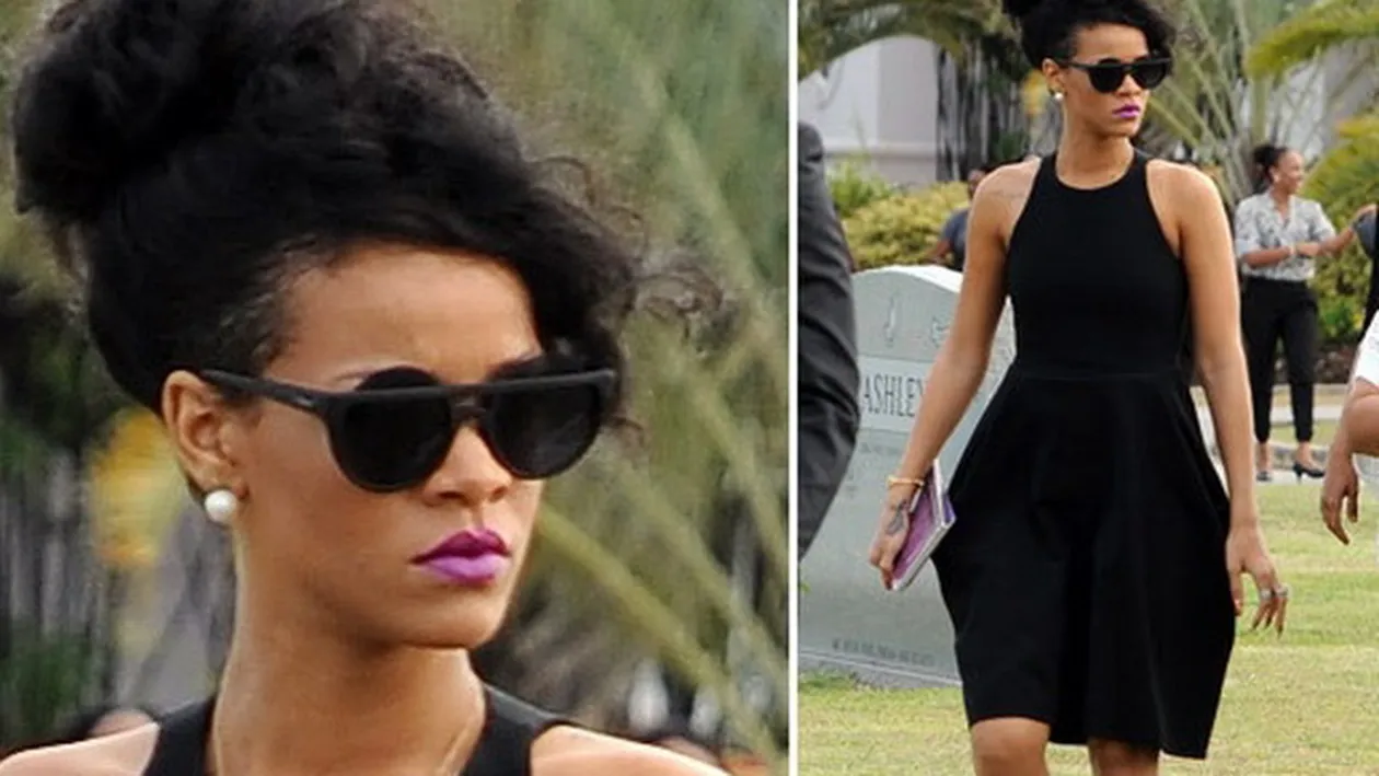 Rihanna, in lacrimi! Ce i s-a intamplat dupa ce i-a organizat bunicii ei o INMORMANTARE grandioasa