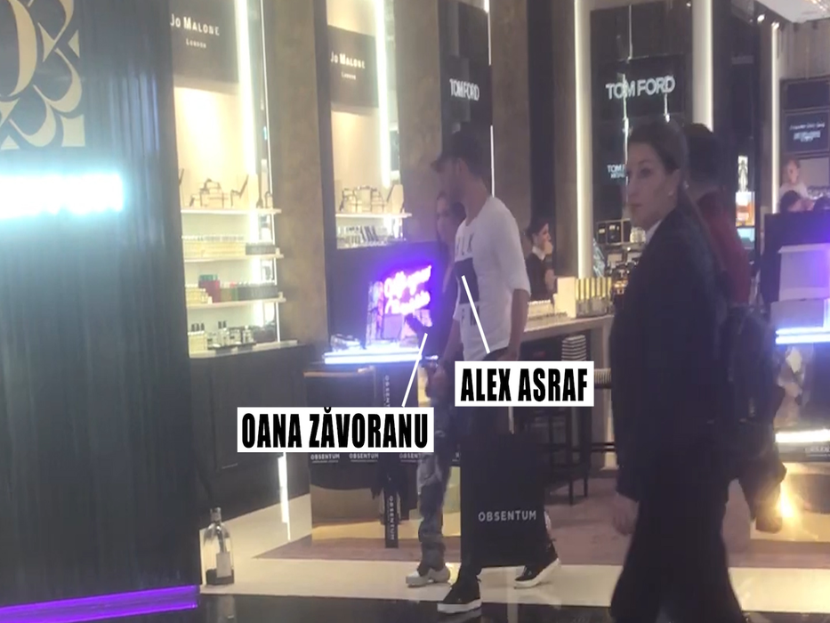 Oana și Alex au dat o tură de mall chiar în pragul Revelionului