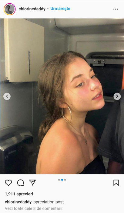 Melissa, iubita lui David Popovici. Sursă foto: Instagram