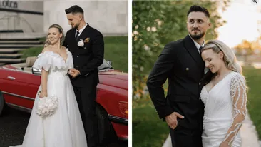 Ce veste în familia Survivor! Andrei Ciobanu și Marilena s-au căsătorit. Cum au arătat cele două rochii de mireasă