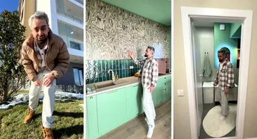 Cum arată apartamentul Alexandrei și al lui Radu Bucălae. Ce aparat au ales să 'ascundă' în mobila din bucătărie, deși îl folosesc zilnic