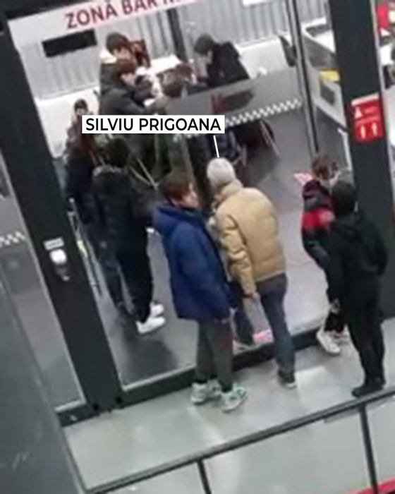 Silviu Prigoană a venit cu băiatul lui la Romexpo, pentru o tură de karting