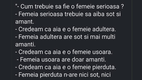 BANCUL ZILEI | De câte tipuri sunt femeile, de fapt