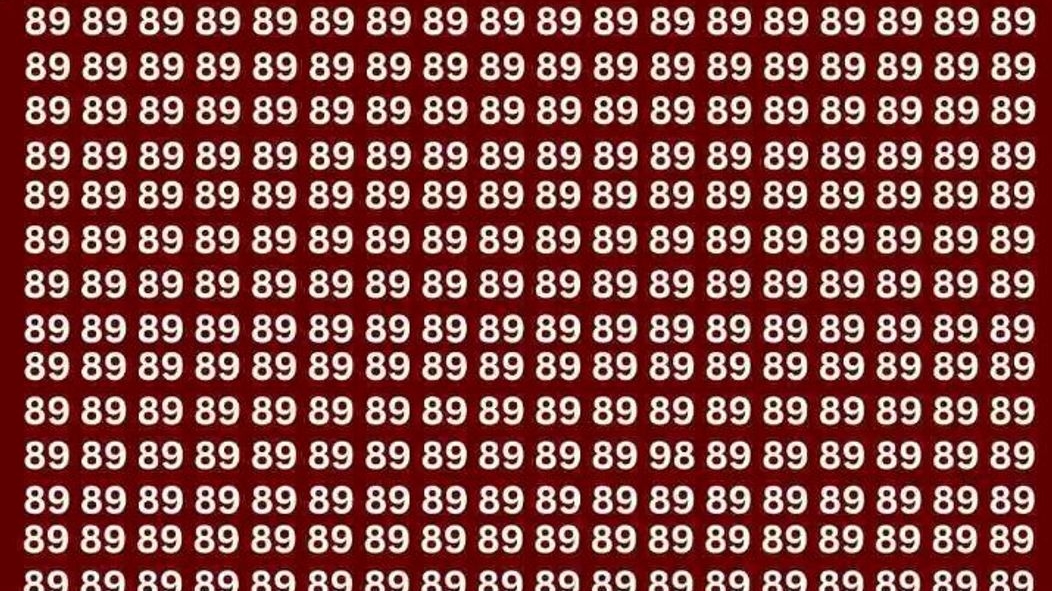 Iluzia optică a devenit virală | Doar cei mai ageri la minte vor descoperi numărul 98 în doar 5 secunde