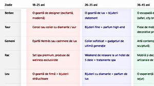 Tabel exclusiv pentru femei | Ce cadou vei primi de la Moș Crăciun, în funcție de zodie și de vârstă