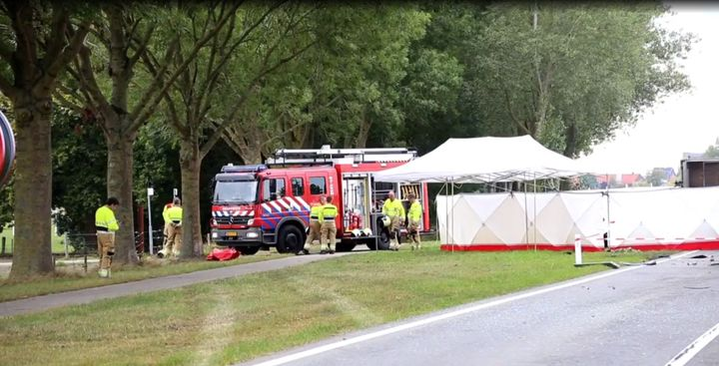 Imagini de la locul accidentului în urma căruia a murit pedofilul olandez