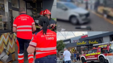 BREAKING | Un taximetrist a intrat cu mașina într-o mulțime de oameni în Timișoara!