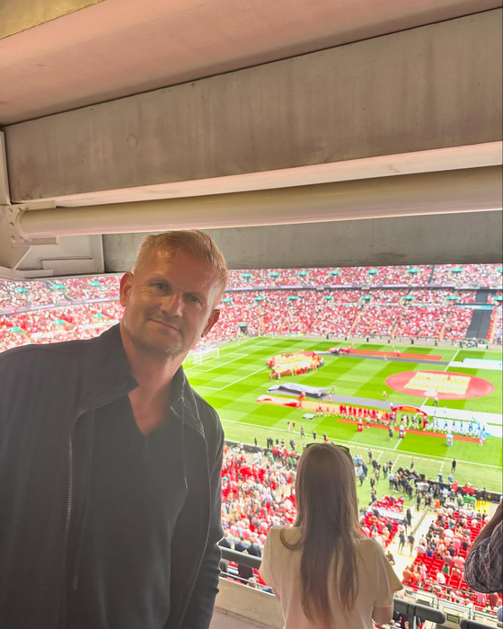 Tatăl lui Erling Haaland și fiica sa. Sursa foto: Instagram