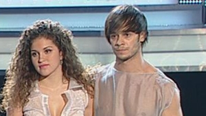 Partenera lui Dima de la Dansez, cu un decolteu imens la TV! Mihai Petre a taxat-o: "Nu esti gratioasa deloc, nu esti feminina"