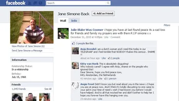 O femeie din Marea Britanie si-a anuntat sinuciderea pe Facebook si niciunul din cei 1.048 prieteni online nu a luat-o in serios