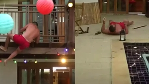 Rey de la „Insula iubirii” a căzut de la balcon. Colegii au privit şocaţi întreaga scenă