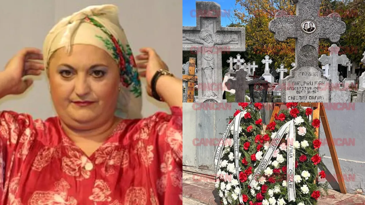 Cum arată locul de veci al Marinelei Chelaru. Actrița va fi înmormântată alături de părinții ei