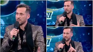 Nu își mai încape în propria piele după ultima apariție. Dinu Maxer radiază,  deși a divorțat de Deea