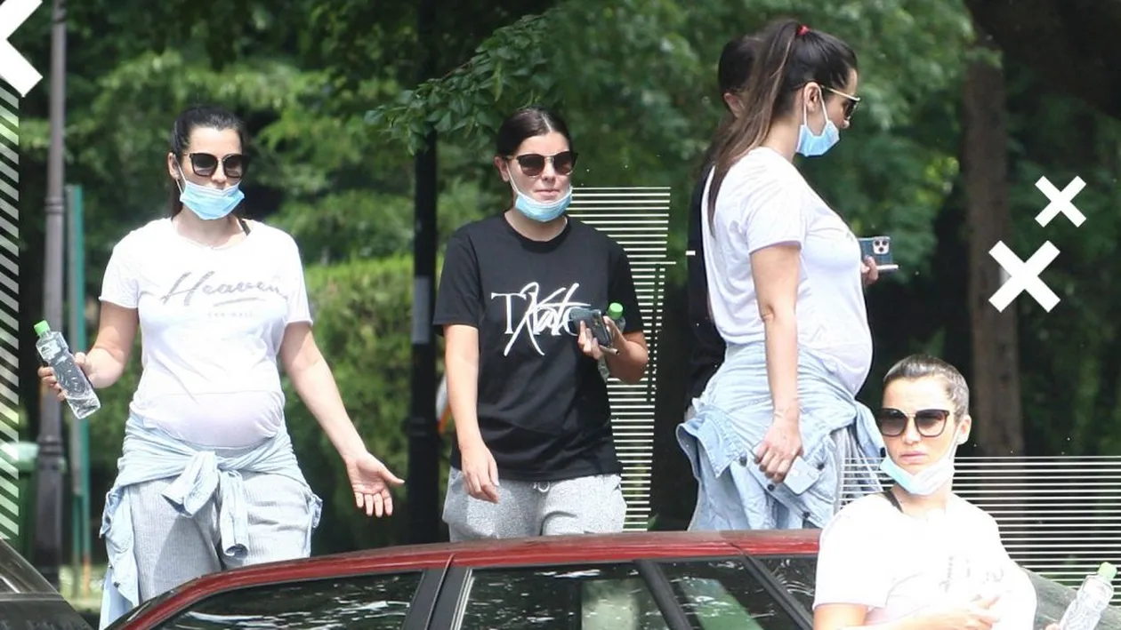 Cele mai noi imagini cu Lili Sandu însărcinată în 7 luni. Cum am fotografiat-o alături de „sora” ei, Ileana Lazariuc