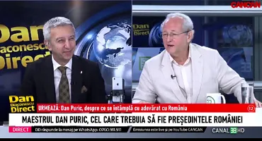 Dan Puric, despre pericolul major în care se află România: „Nu prea mai avem cui să lăsăm...” Dezvăluiri la Dan Diaconescu DIRECT