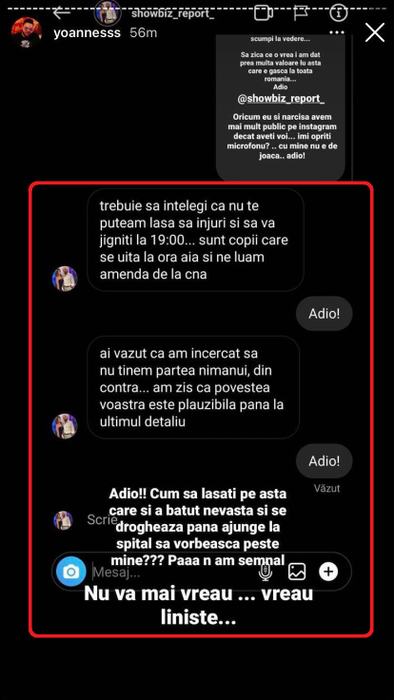 Yoannes a răbufnit după ce i-a fost tăiat microfonul în direct, la TV: “N-o să mă mai vedeți! Cu mine nu e de joacă!”