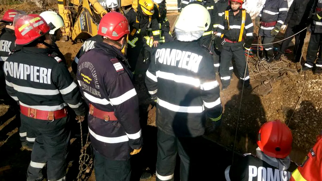 ULTIMA ORA! Doi muncitori prinsi de un mal de pamant, in Snagov! Pompierii intervin in acest moment!