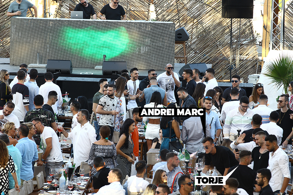 Gabi Torje și Andrei Marc s-au distrat alături de fani la Nuba Mamaia
