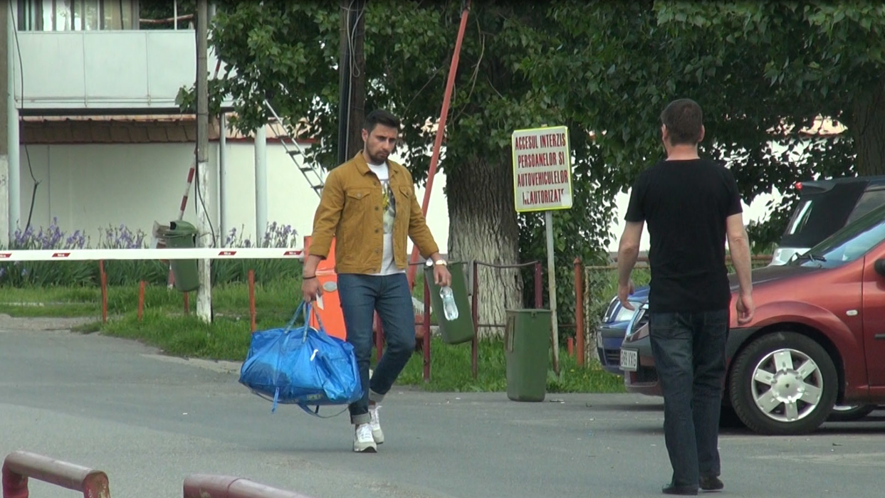 Alin Cocoş şi şoferul Ralucăi