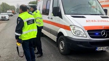 VIDEO. Accident cumplit în Giurgiu. O femeie de 63 de ani a fost lovită mortal de un TIR. Trupul victimei a rămas blocat sub roți
