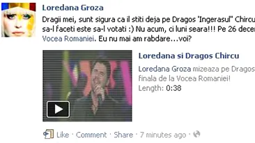 Loredana trage tare pe ultima suta de metri! Vezi cum isi promoveaza elevul!