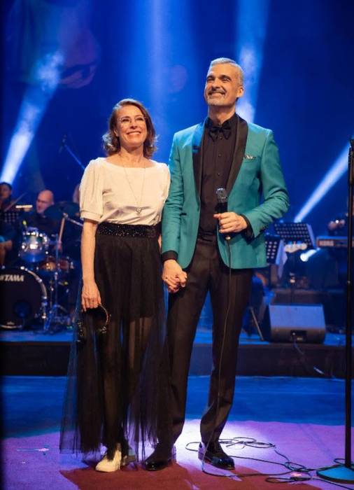 Aurelian Temișan și Monica Davidescu. sursă - social media