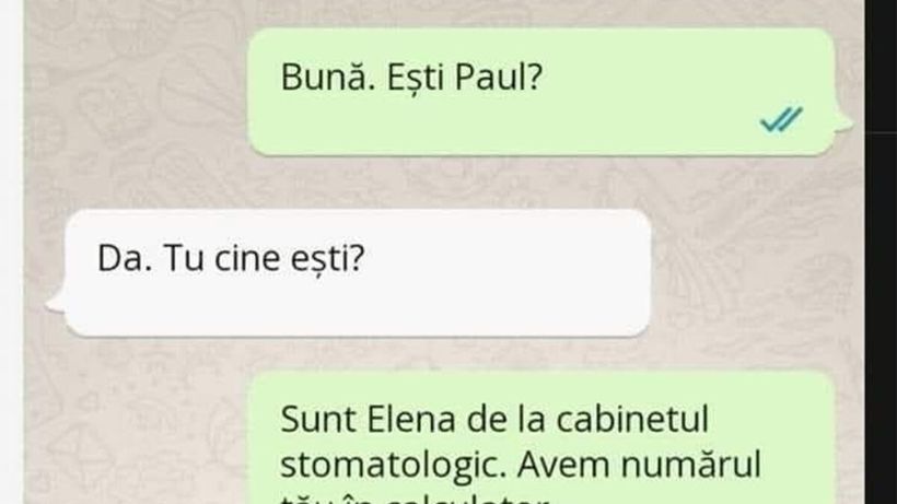 BANCUL ZILEI | „Elena de la cabinetul stomatologic”