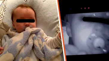 Ce au descoperit părinții unui bebeluș, după ce au pus cameră de supraveghere în camera lui. Nu le-a venit să creadă