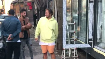 VIDEO EXCLUSIV. Avem primele imagini după scandalul de la LOFT. L-am filmat pe ”ginerele” lui Meme pe şantier: ”Ce p@#$ mea să fac?! Vrei să fiu vesel?!”