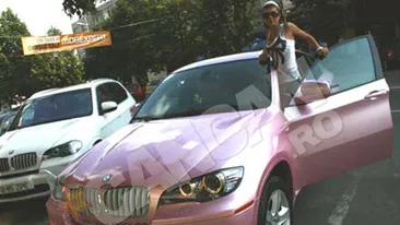Am aflat cine este stapana Bentley-ului roz! Ea e Paris Hilton de Pitesti!