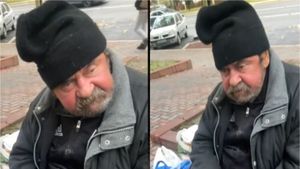 Povestea de viață a lui David, omul străzii care vorbește engleza la perfecție. Cum a ajuns să doarmă pe o bancă