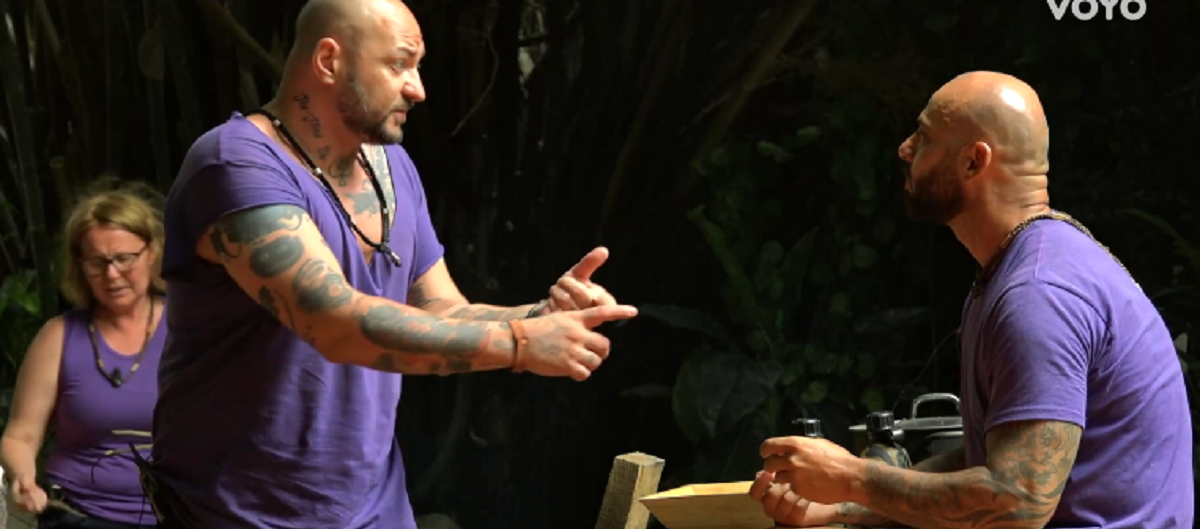 Scandal monstru la ”Sunt celebru, scoate-mă de aici!”. Giani Kiriță și Cristi Mitrea și-au aruncat vorbe grele