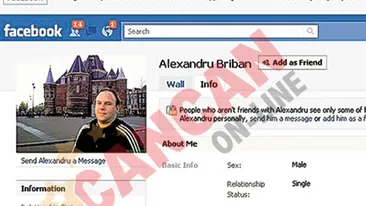 A intrat pe net imediat dupa inmormantare