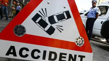 Accident grav in Romania, in drum spre litoral! Ce a patit un roman la iesirea de pe autostrada