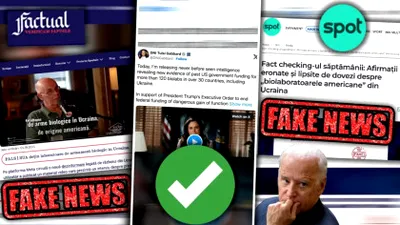 Biolaboratoarele din Ucraina au existat. Dezvăluirea aparține lui Tulsi Gabbard, șefa informațiilor din SUA. Ani de zile, presa aliniată și factchekerii au catalogat subiectul ca FAKE NEWS. La fel a făcut și site-ul la care lucra actuala purtătoare de cuvânt a lui Bolojan