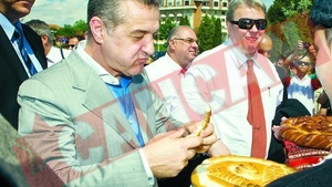 Becali, rupt de foame la Curtea de Arges