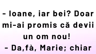 BANCUL DE DUMINICĂ | ”Ioane, iar bei?!”