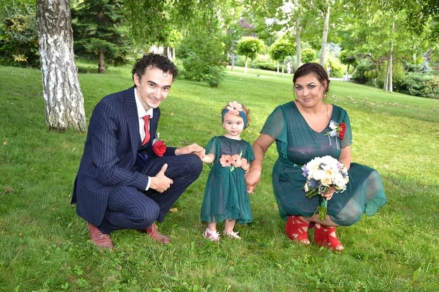 Laura și Andrei Tănasă mai au o fetiță împreună © Facebook