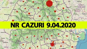 Cazuri coronavirus România 9 aprilie 2020 | Numărul a crescut dramatic