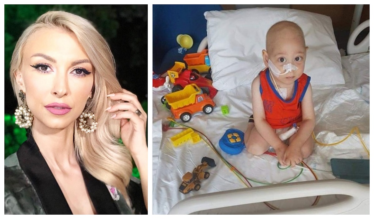 Andreea Bălan, apel disperat pentru salvarea lui David, un băiețel de 1 an și jumătate diagnosticat cu o boală rară