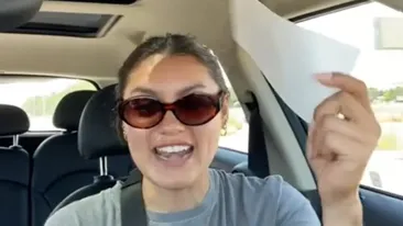 Tânăra din imagine și-a obligat logodnicul să semneze un act bizar la notar: Dacă mă înșală, trebuie să îmi..