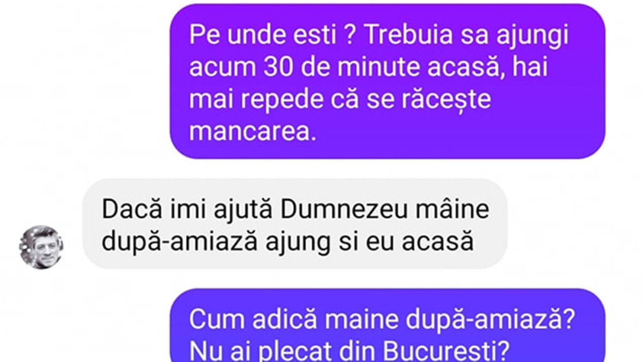 Bancul de seară | "Hai mai repede, că se răcește mâncarea!"