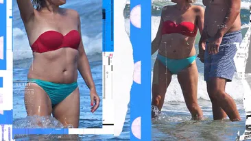 Imagini necenzurate cu Mirela Vaida în costum de baie. Am filmat-o pe plajă, de mână cu...