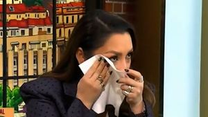 Andra, în lacrimi după anunțul plecării lui Cătălin Măruță de la Pro TV. A răbufnit în direct: ”Este ceva peste care nu pot să trec!”