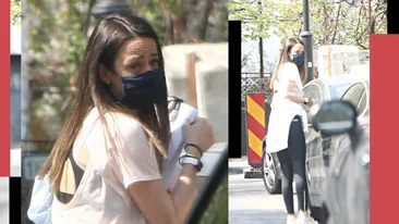 Andreea Raicu n-a mai rezistat în izolare. Și-a asortat masca cu colanții și…