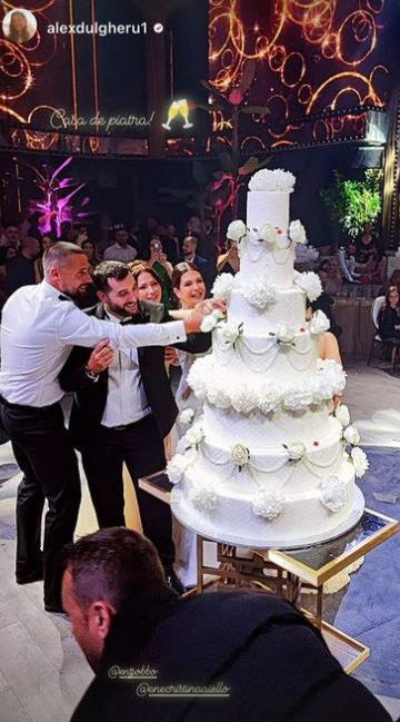 Enzo de la Chefi la cuțite s-a căsătorit religios cu Cristina Ene! Primele imagini de la nunta nepotului lui Joshua Castellano