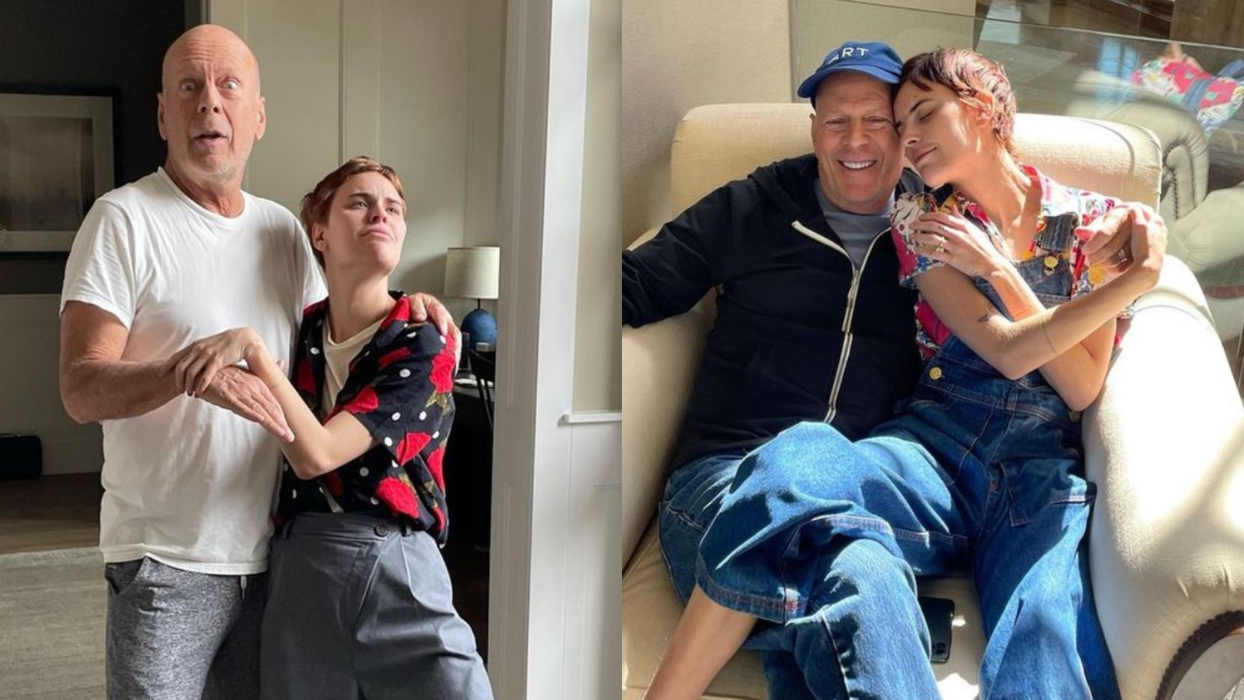 Bruce Willis și fiica lui. Sursa: Instagram